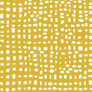 mustard stripes dots grid lines texture linen look