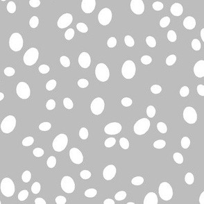 dots // grey dots white and grey charcoal gray nursery baby simple monochrome dots spots 