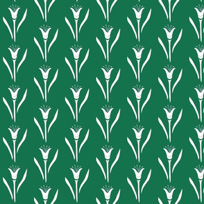 Tulip pattern-green