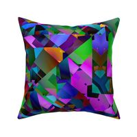 Vibrant Triangles and Squares Abstract
