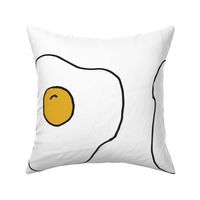 egg // plushie plush cut and sew egg cute food novelty funny plush pillow