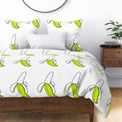banana // plush plushie cut and sew plush banana fruit funny novelty summer 