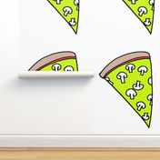 pizza // plushie pizza veggie pizza vegetarian plush cut and sew food novelty cute pizza print