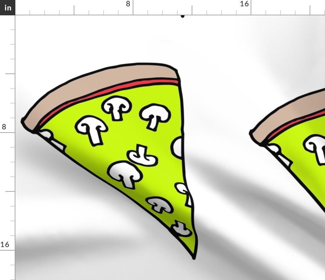 pizza // plushie pizza veggie pizza vegetarian plush cut and sew food novelty cute pizza print