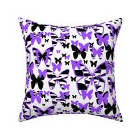 Purple Zebra Butterfly Animal Print 