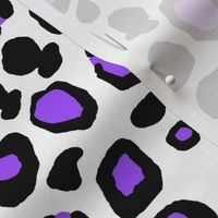 Purple Leopard Animal Print Spots 