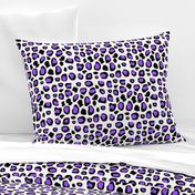 Purple Leopard Animal Print Spots 