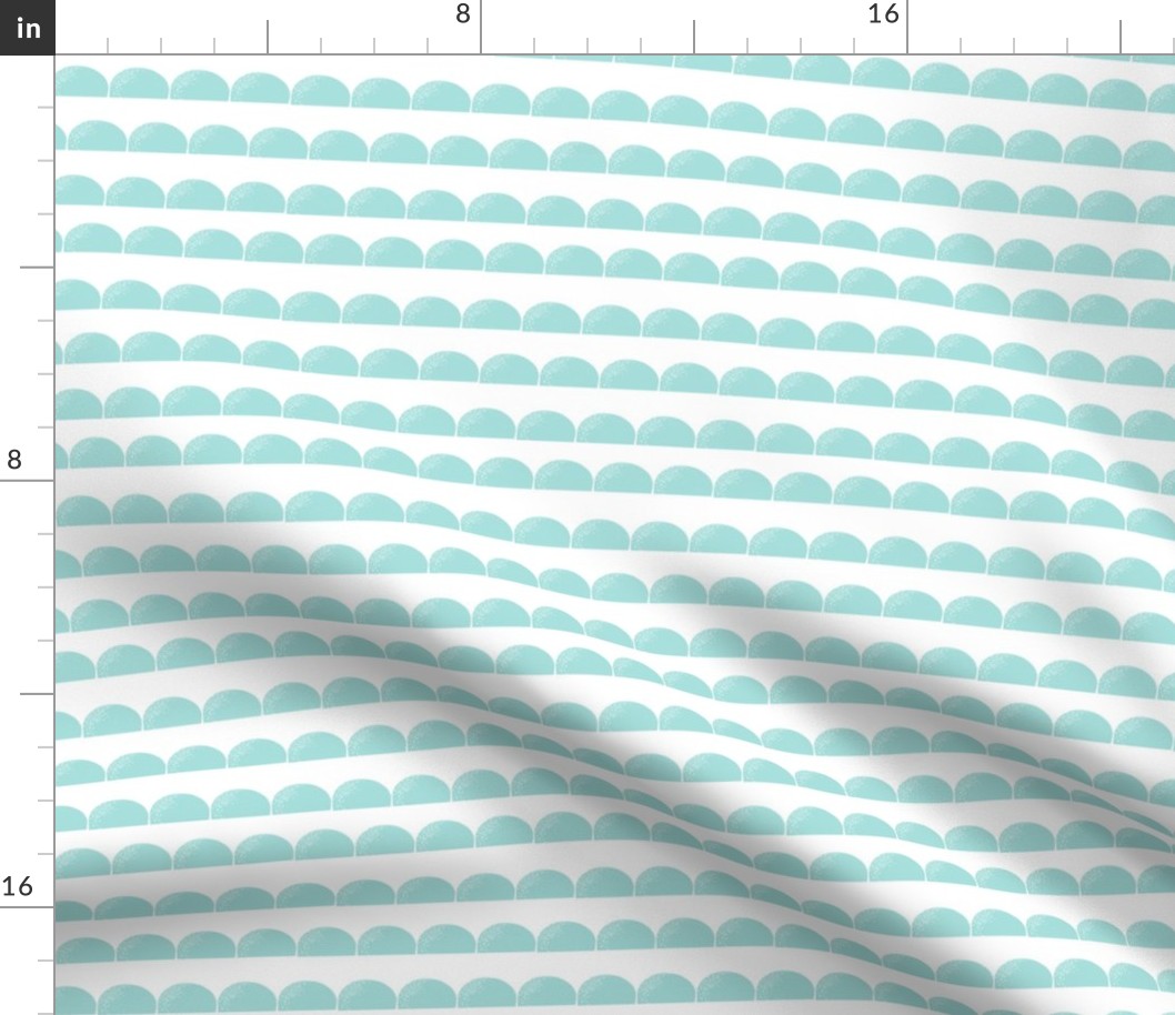 scallop // mint stripe stripes scallops scallop mint kids nursery baby basic coordinate 