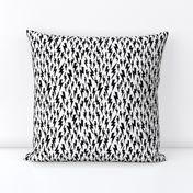 Lightning Bolt // bolt black and white modern baby nursery bedding quilt