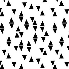 Triangles // geometric triangles black and white 