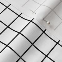Grid // black and white nursery minimal modern grid 