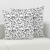 Spots // black and white minimal modern nursery dots spots ink