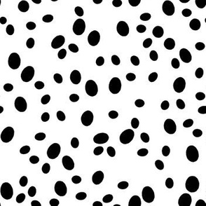 Spots // black and white minimal modern nursery dots spots ink