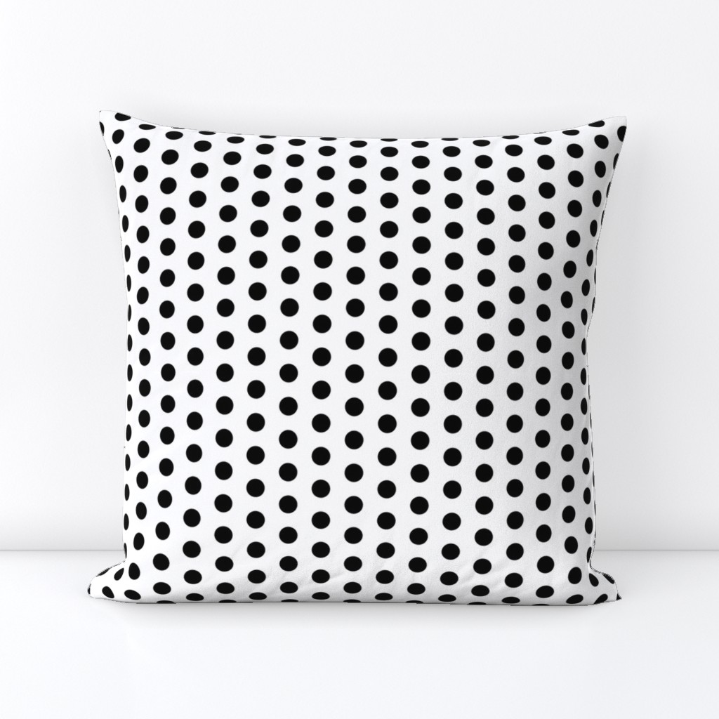 Dots // black and white minimal modern baby nursery gender neutral