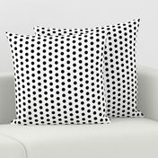 Dots // black and white minimal modern baby nursery gender neutral