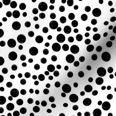 black and white dots nursery baby bedding crib 