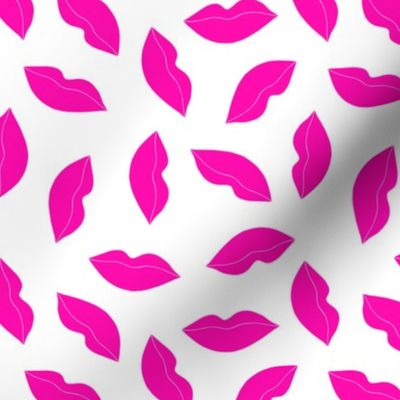 lips // pink love lips lipstick beauty makeup fashion girly love valentines illustration