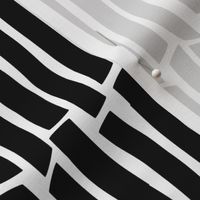 black on white cracked stripes | pencilmeinstationery.com