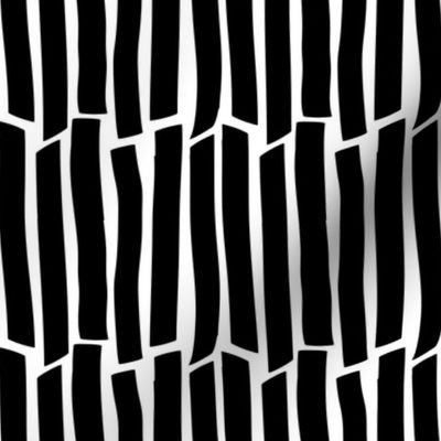black on white cracked stripes | pencilmeinstationery.com