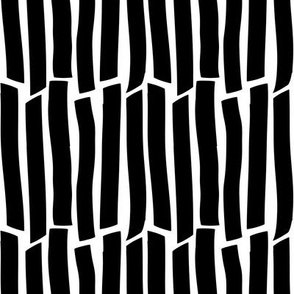 black on white cracked stripes | pencilmeinstationery.com