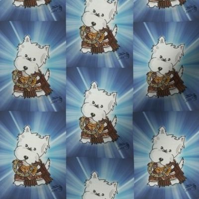 Westie Warrior Princess