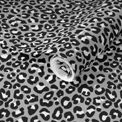 Black Grey Leopard Cheetah