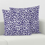 Navy Blue Cheetah Print