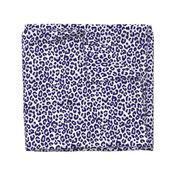 Navy Blue Cheetah Print