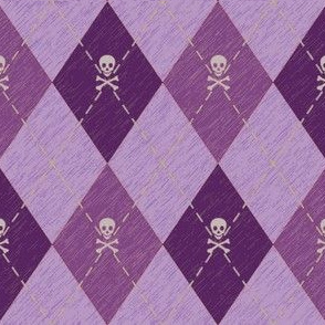 Arrgyle-Pirate Purple