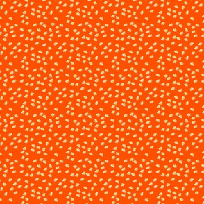 Ditsy Itsy Bitsy Spiders Orange