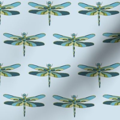 Dragonfly Illustration #2 // Blue