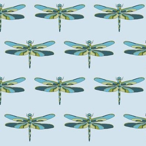 Dragonfly Illustration #2 // Blue