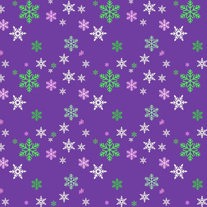 snowy purple