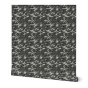 Small Mixed Gray Military Camouflage (6 inch repeat)