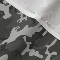 Small Mixed Gray Military Camouflage (6 inch repeat)