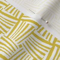 Woven Strands in Yellow and White