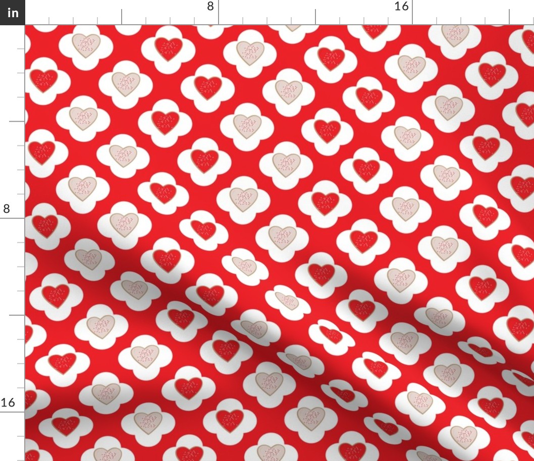 Valentine Cookie Fabric