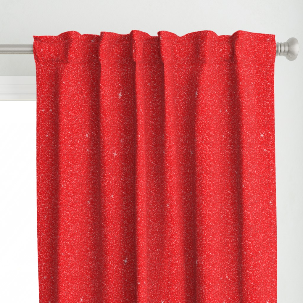 Red Glitter Fabric