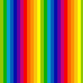 vertical rainbow stripes