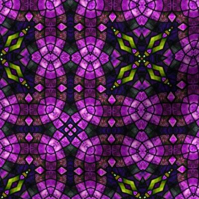 tiffany style stained glass purple