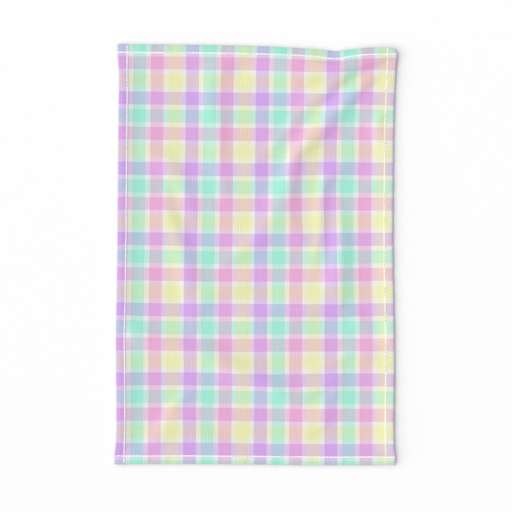 Pastel Homespun Look Plaid