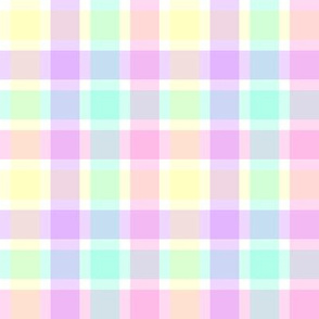 Pastel Homespun Look Plaid