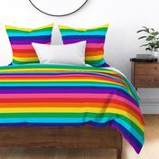 very rainbow bright stripes 2" - X2