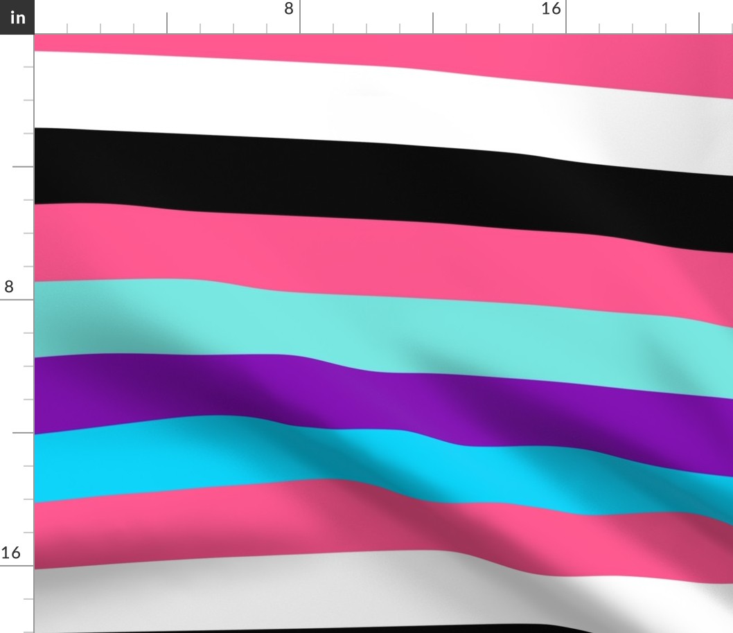 girl-ish bright stripes 2" - X2