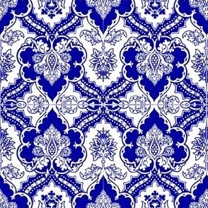 Blue Gothic Ornate Design