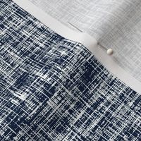 LARGE Navy + white linen-weave by Su_G_©SuSchaefer