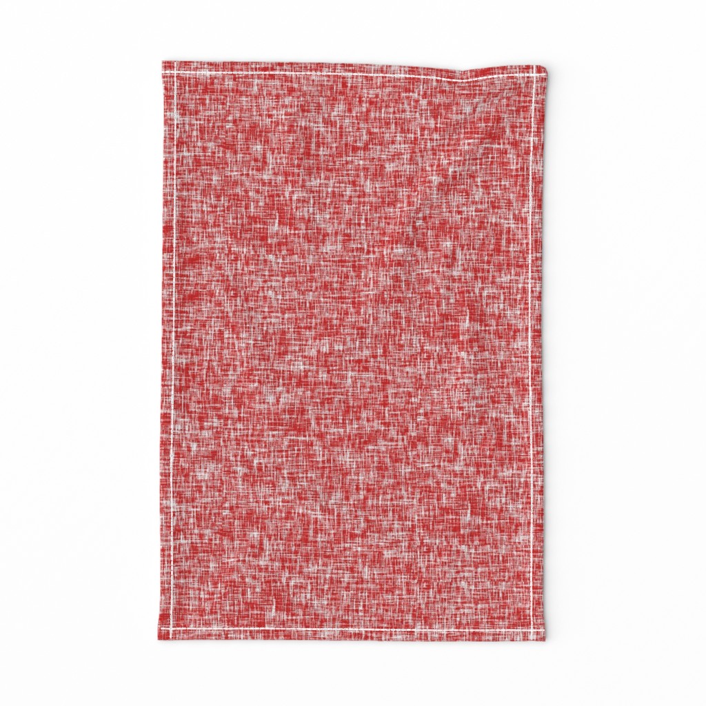 LARGE Red + white linen-weave by Su_G_©SuSchaefer