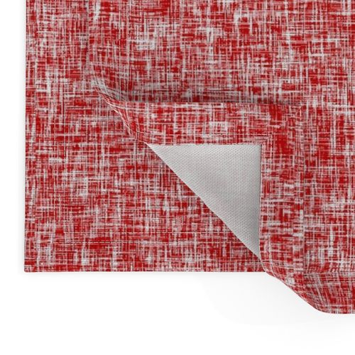 LARGE Red + white linen-weave by Su_G_©SuSchaefer