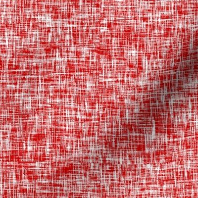 LARGE Red + white linen-weave by Su_G_©SuSchaefer