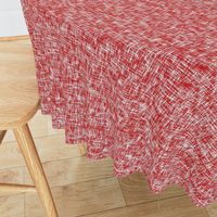 LARGE Red + white linen-weave by Su_G_©SuSchaefer